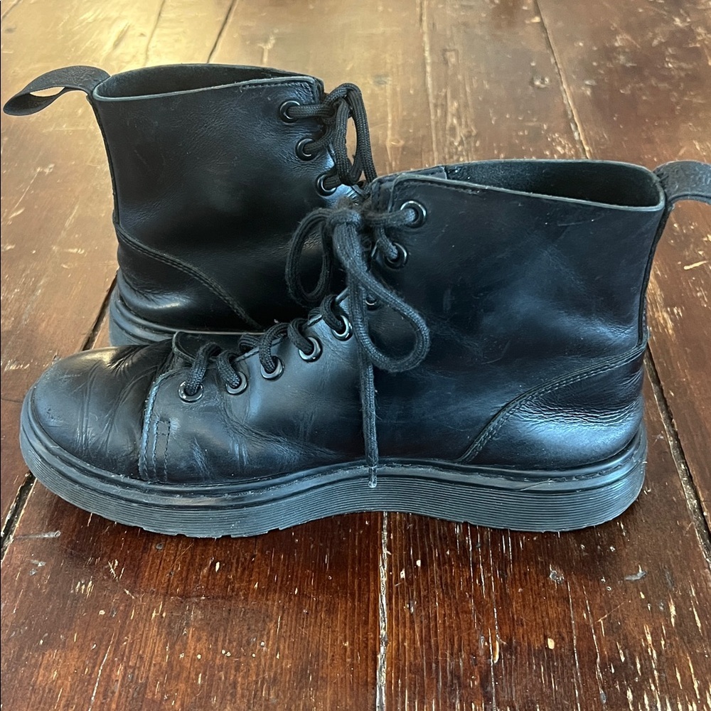 Dr. Martens Talib 8 Eye Leather Boots - Picture 9 of 16